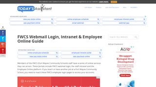 
                            7. FWCS Webmail Login, Intranet & Employee Online Guide ... - Fwcs Email Portal
