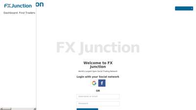FX Junction - Sign in to your account