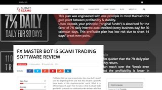 
                            8. ▷ FX Master Bot is SCAM! Review & TRUTH Exposed | Forum - Fx Master Bot Portal