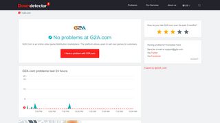 G2a down? Current outages and problems  Downdetector