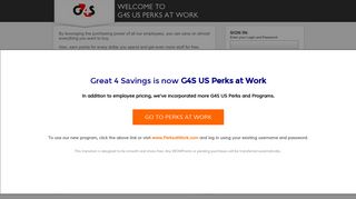 
G4S US Perks at Work  
