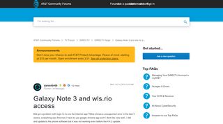 
                            4. Galaxy Note 3 and wls.rio access | AT&T Community Forums - Wls Rio Portal