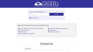 
                            3. GALILEO for Mobile Login - Galileo Uga Portal