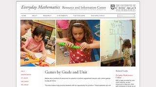 
                            8. Games by Grade and Unit - Everyday Mathematics - Everyday Math Games Student Portal