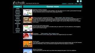
                            5. Games room - eChalk - Www Echalk Com Portal