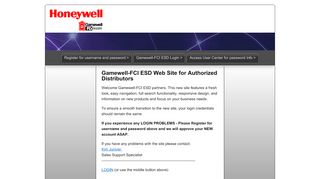 Gamewell-FCI - ESD Web Site