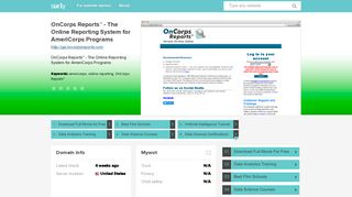
                            3. ga.oncorpsreports.com - OnCorps Reports™ - The Online ... - Ga Oncorps Login