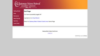 
                            4. Gateway Metro Federal Credit Union - Gmcu Internet Banking Portal