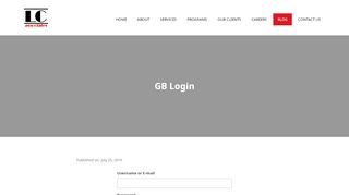 
GB Login | LC Associates - Energy Services  
