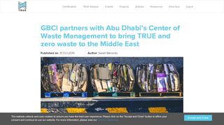 
                            6. GBCI partners with Abu Dhabi's Center of Waste Management ... - Tadweer Login