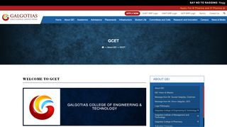 
                            8. GCET - Galgotia College - Gcet Student Portal