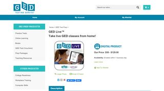 
                            5. GED Live - GED Marketplace