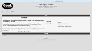 
                            1. Geek Squad Central - Forums Geek Squad Central Portal