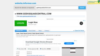 
                            6. geeksquadcentral.com at WI. Login | Geek Squad Central ... - Forums Geek Squad Central Portal