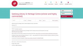 
                            6. Geelong Library & Heritage Centre (winner and highly ... - Alia - Geelong Regional Library Portal