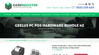 
                            7. Geelus Pc Pos Hardware Bundle #2 - Cash Register Warehouse - Geelus Portal