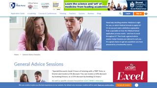 General Advice Sessions - The Medic Portal - Event Medics Portal