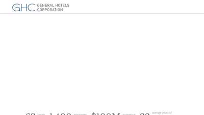 General Hotels Corporation  Top Hotel Management ...
