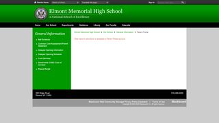 
                            3. General Information / Parent Portal - Sewanhaka Central High School ... - Elmont Memorial High School Parent Portal