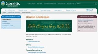 
Genesis Employees - Genesis HealthCare System ...
