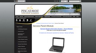 Genesis Parent Module - Piscataway Township Schools