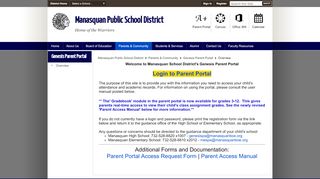 
                            1. Genesis Parent Portal / Overview - Manasquan Public School District - Parent Portal Manasquan