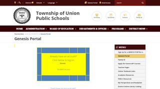 
                            1. Genesis Portal - Township of Union Public School District - Parent Portal Union Nj