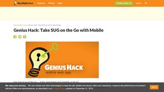 
                            8. Genius Hack: Take SUG on the Go with Mobile - Sign Up Genius - Sign Up Genius Mobile