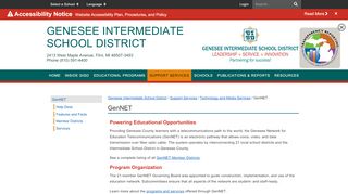 
                            2. GenNET - Genesee Intermediate School District - Gennet Portal