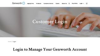 
Genworth Login  
