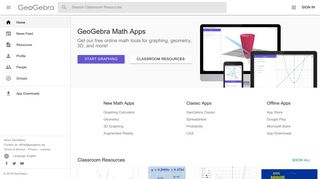 
                            3. GeoGebra | Free Math Apps - used by over 100 Million ... - Geogebra Login