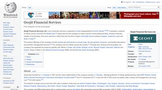 Geojit Financial Services - Wikipedia - Geojit Bnp Paribas Customer Care Login