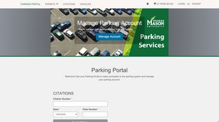 
                            8. George Mason University - Parking Portal - Mymason Portal