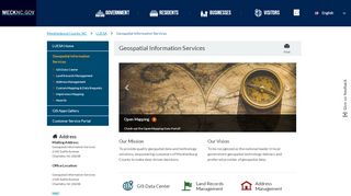 
                            5. Geospatial Information Services - Mecklenburg County - City Of Charlotte Open Data Portal