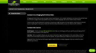 
                            6. Get 24/7 Player Support at Raging Bull Online Slots - Raging Bull Casino Mobile Login