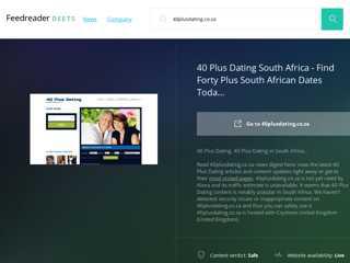 
                            9. Get 40plusdating.co.za news - 40 Plus Dating South Africa ...
