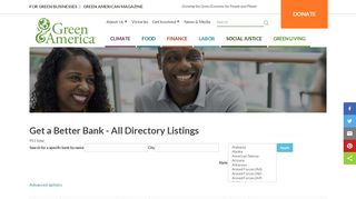 
                            5. Get a Better Bank - All Directory Listings - Green America - Lgfcu Org Portal