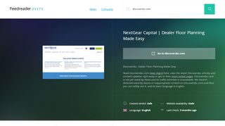 
                            5. Get Discoverdsc.com news - NextGear Capital | Dealer Floor ... - Discoverdsc Portal