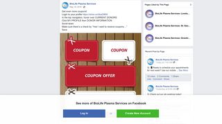 
                            6. Get even more coupons! Login to your... - BioLife Plasma ... - Biolife Plasma Services Portal