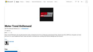 
                            6. Get Motor Trend OnDemand - Microsoft Store - Https Www Motortrendondemand Com Portal