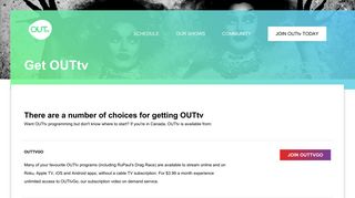 
                            3. Get OUTtv - OUTtv - Out Tv Go Login