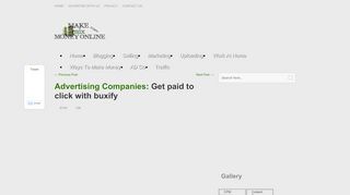 
                            6. Get paid to click with buxify | Make Mix Money Online - Buxify V2 Portal