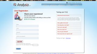 
                            9. get paid to test website - Usability Tester Registration - Enrollapp Portal