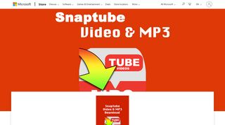 
                            4. Get Snaptube : Video & MP3 Download - Microsoft Store - Snaptube Sign In