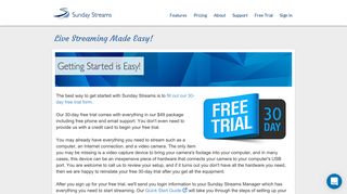 
                            4. Get Started Live Streaming is Easy - Sunday Streams - Sunday Streams Portal