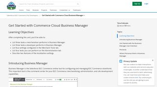 
                            5. Get Started with Commerce Cloud Business Manager Unit ... - Demandware Business Manager Portal