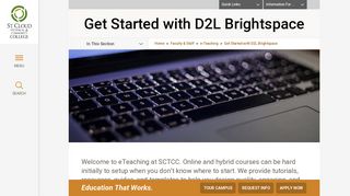 
                            2. Get Started with D2L Brightspace | St. Cloud Technical ... - Sctcc D2l Portal