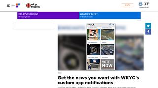 
                            4. Get the news you want with WKYC's custom app notifications ... - Wkyc Ialert Sign Up