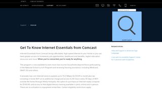 
                            2. Get To Know Internet Essentials from Comcast – Xfinity - Comcast Internet Essentials Portal