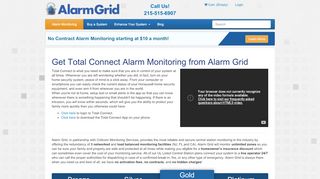 
                            6. Get Total Connect Alarm Monitoring - Alarm Grid - Total Connect 1.0 Portal